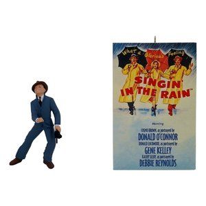 Hallmark Keepsake Ornament Singin' in the Rain Set of 2 Ornaments Miniature 1998